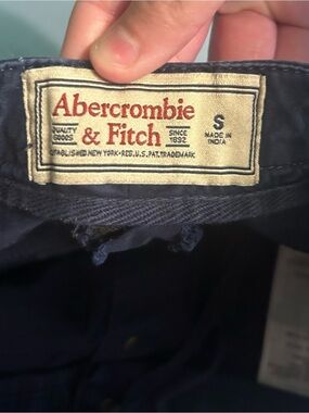 Y2K Abercrombie & Fitch Dark Navy Drawstring Skort